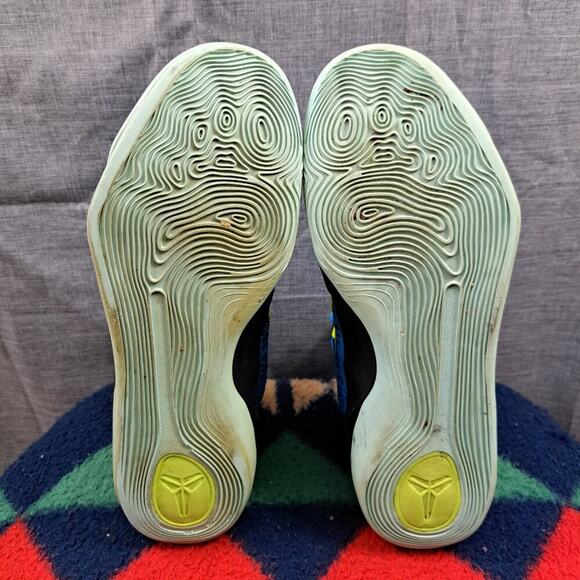 %Size 13 - Nike Kobe 9 Elite Perspective Men Sneakers Neon Turquoise/Volt - A1 main image 11